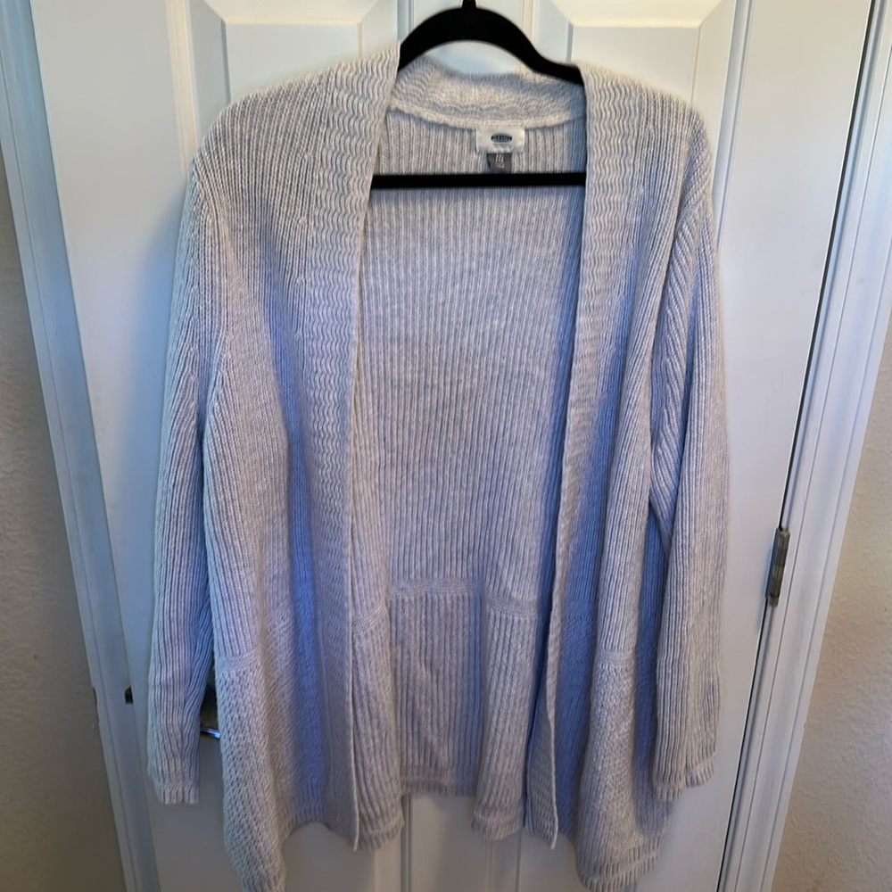 Old Navy Plus Size Cardigan Light Grey